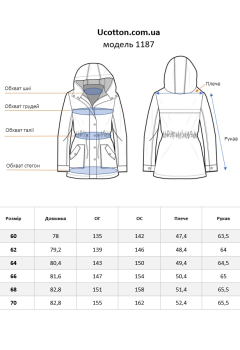 Куртка-тренч жіноча plus size з водовідштовхувальної тканини 1187 Весняне Небо
