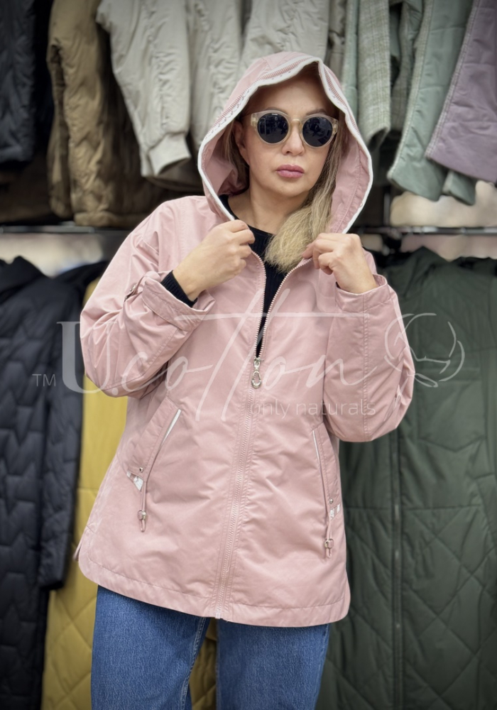 Куртка-вітровка жіноча з водовідштовхувальної мембранної плащівки Вишневий Цвіт 1190