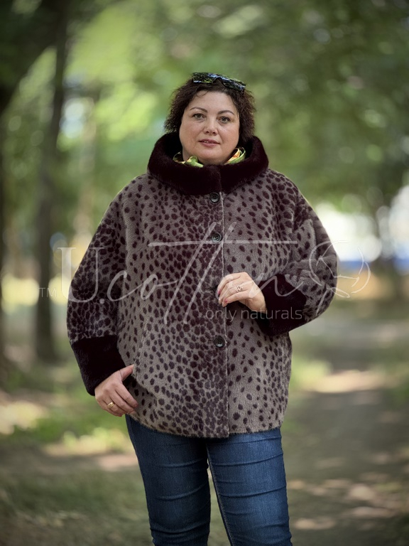 Двохстороння шуба-дублянка Димчаста Нерпа 250