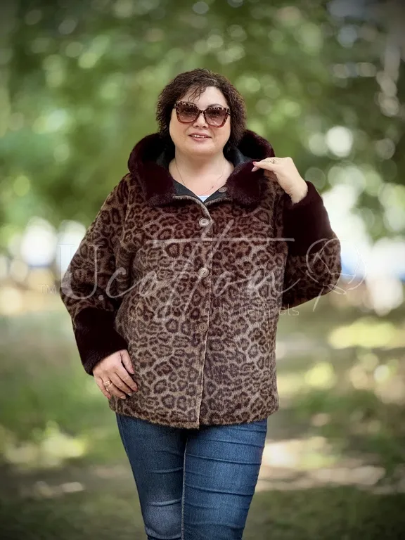 Двохстороння шуба-дублянка Хижа Пума