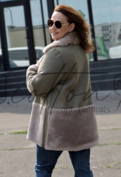 Дублянка жіноча Оливковий Оксамит