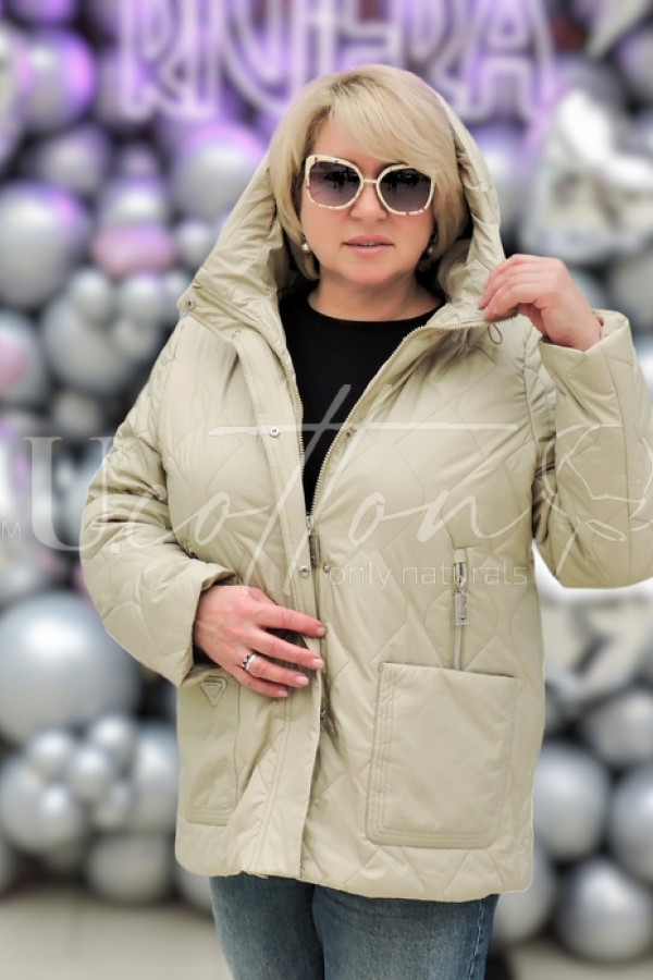 Синтепонова демісезонна куртка Ромб Олива