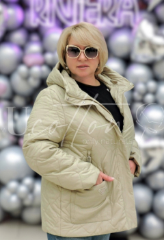 Синтепонова демісезонна куртка Ромб Олива