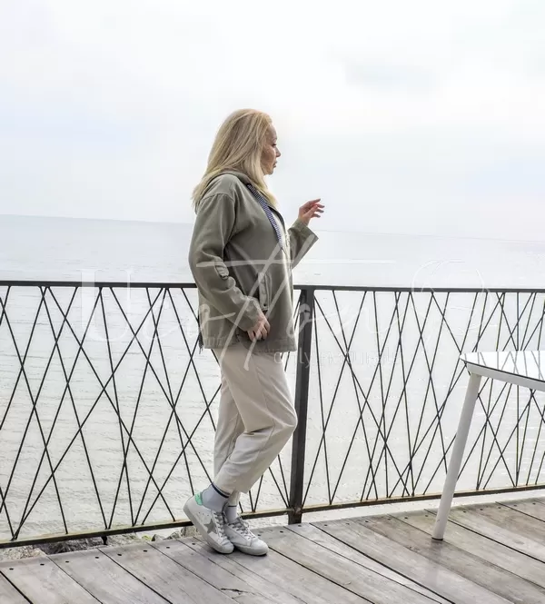 Вітровка (легка куртка) джинсова 100% коттонова бежева Grand Canyon