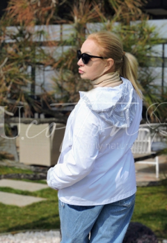 Куртка жіноча демісезонна бавовняна, 100% натуральна Білий Равлик 928